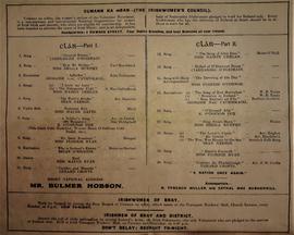 Cumann na mBan Concert Programme