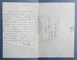 Letter from Abbé Henry Essex Edgeworth