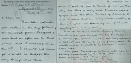 Letter from Austin Stack to Fr. Albert Bibby OFM Cap.