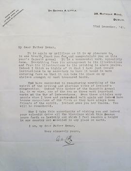 Letter from George A. Little