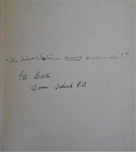 Prisoner Autograph