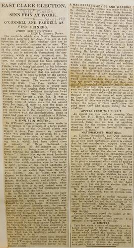 East Clare Election / Sinn Féin at work