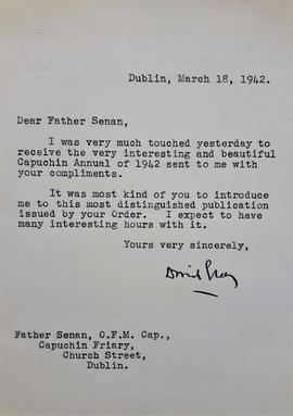 Letter from David Gray