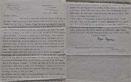 Letter from Louis J. Walsh