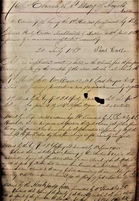 Minutes of Committee Meetings
