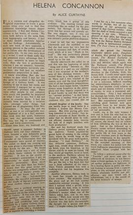 Helena Concannon Tribute