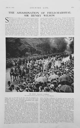 Assassination of Field Marshal Sir Henry Wilson