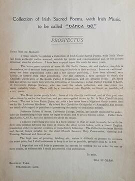 Prospectus for Dánta Dé