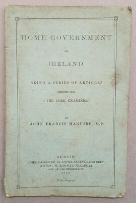Home government for Ireland