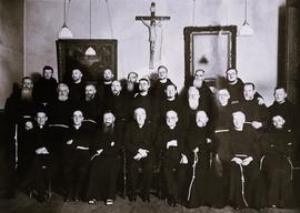 Archbishop Paschal Robinson with Capuchin Friars, Church Street, Dublin