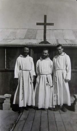 Fr. Timothy Connery OFM Cap., Fr. Christopher Crowley OFM Cap., and Fr. Agathangelus Herlihy OFM Cap.