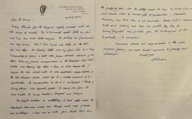 Letter from C.P. Curran