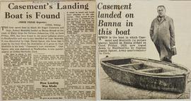 Casement’s landing boat found