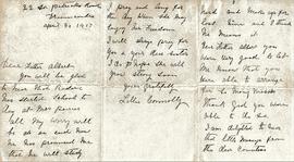 Letter from Lillie Connolly to Fr. Albert Bibby OFM Cap.