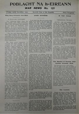 Poblacht na hEireann (War News)