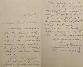 Letter from Bishop William MacNeely
