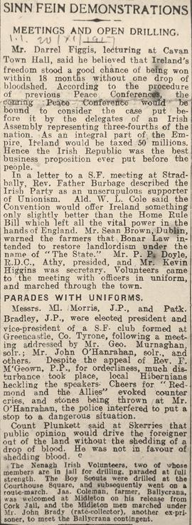 Sinn Féin Demonstrations