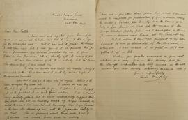 Letter from Seán Murphy