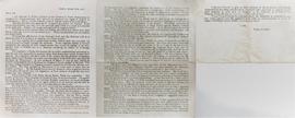 Printed circular letter by George Noble Plunkett stating his political standpoint in the aftermath of his victory in the North Roscommon by-election