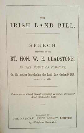 The Irish land bill