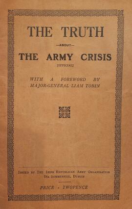 The truth about the army crisis (official)
