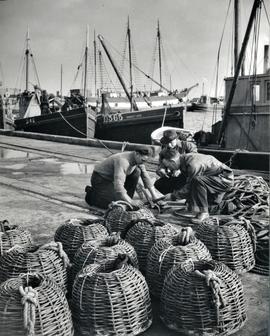Fishermen, Arklow Harbour, County Wicklow