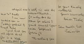 Letter from Bride Tuohy