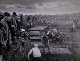 Turf Cutting, Allenwood, County Kildare