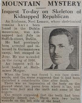 Inquest into the death of Noel Lemass