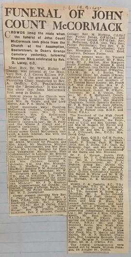 Funeral of John McCormack