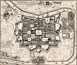 Map of Charleville (Charleville-Mézières), France