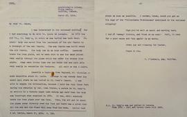 Copy Letter from Archbishop Thomas O’Donnell