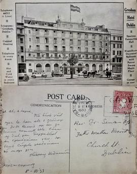 Postcard from An t-Athair Pádraig Ó Duinnín