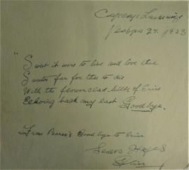 Prisoner Autograph
