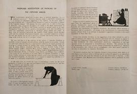 Flier for the Association of Patrons of ‘The Capuchin Annual’