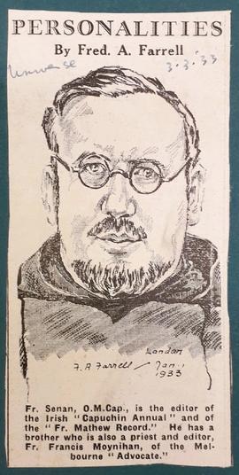 Portrait of Fr. Senan Moynihan OFM Cap.