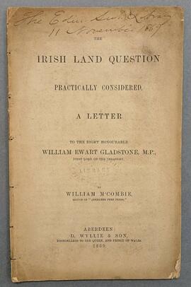 The Irish land question practically considered