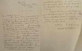 Letter from Mary MacSwiney