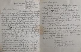 Letters to Patrick Pearse from John Meritt