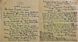 Letter from Art O'Brien