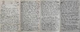 Copy letter from James Pearse to Charles Bradlaugh