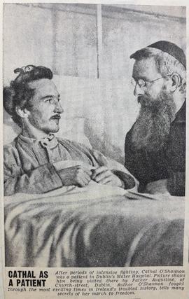 Cathal O’Shannon and Fr. Augustine Hayden