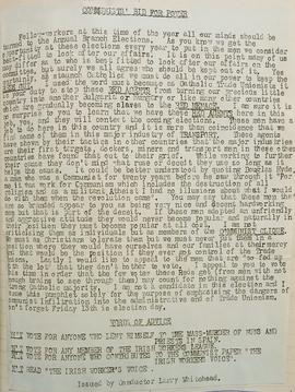 Communists bid for power