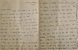 Letter from Fr. Albert Bibby OFM Cap. to Fr. Bonaventure Murphy OFM Cap.