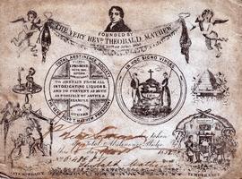 Temperance Society Pledge Card