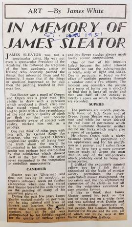 In Memory of James Sleator