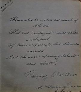 Prisoner Autograph