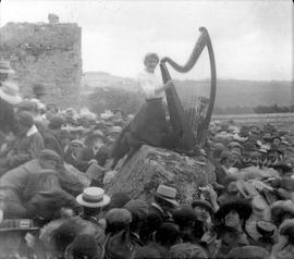 Harpist, Rock of Cashel, County Tipperary