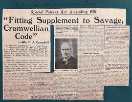 Special Powers Amendment Bill / T.J. Campbell