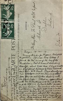 Letters from Fr. Dominic O’Connor OFM Cap. to Fr. Paul Neary OFM Cap.